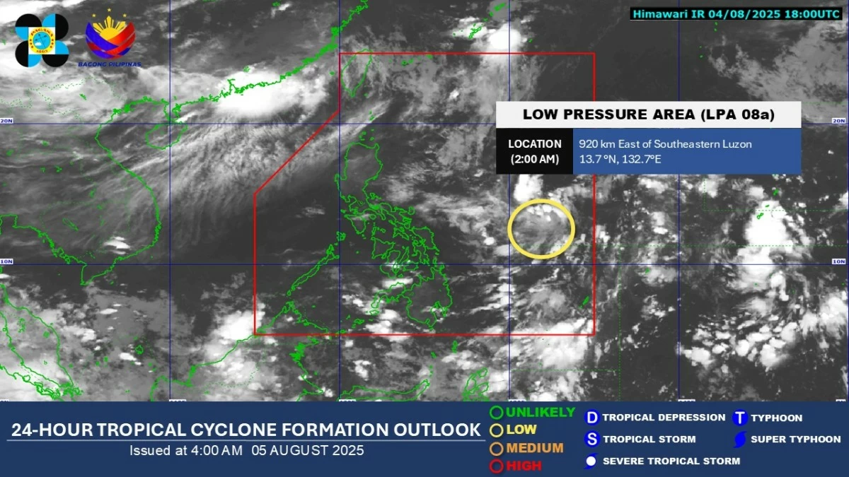 LPA enters PAR, may bring rains in coming days — PAGASA