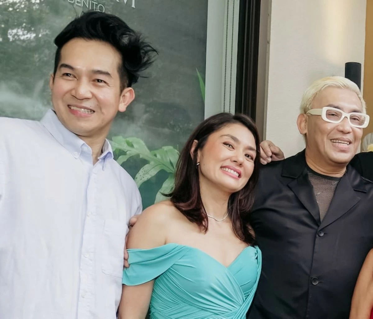 Eric Leyva, Deputy Social Secretary Dina Tantoco, and Jojie Dingcong