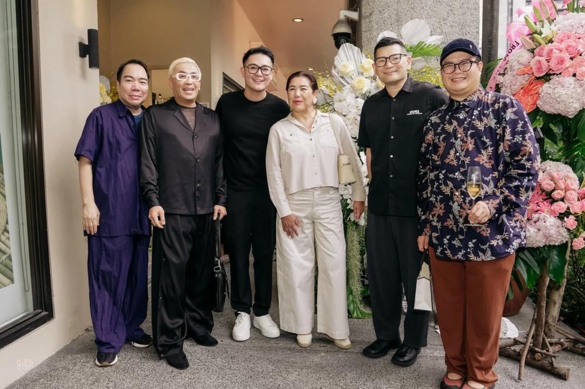 Patrick Rosas, Jojie Dingcong, Michael Leyva, Special Envoy of the President to the UAE for Culture and Arts Karen Santos, Robby Carmona, and Kevin Conopio