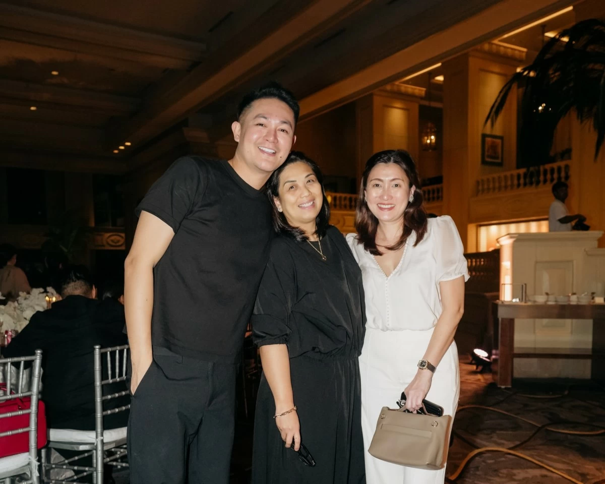Michael Leyva, Gov. Nina Ynares, and Carol Cabangon