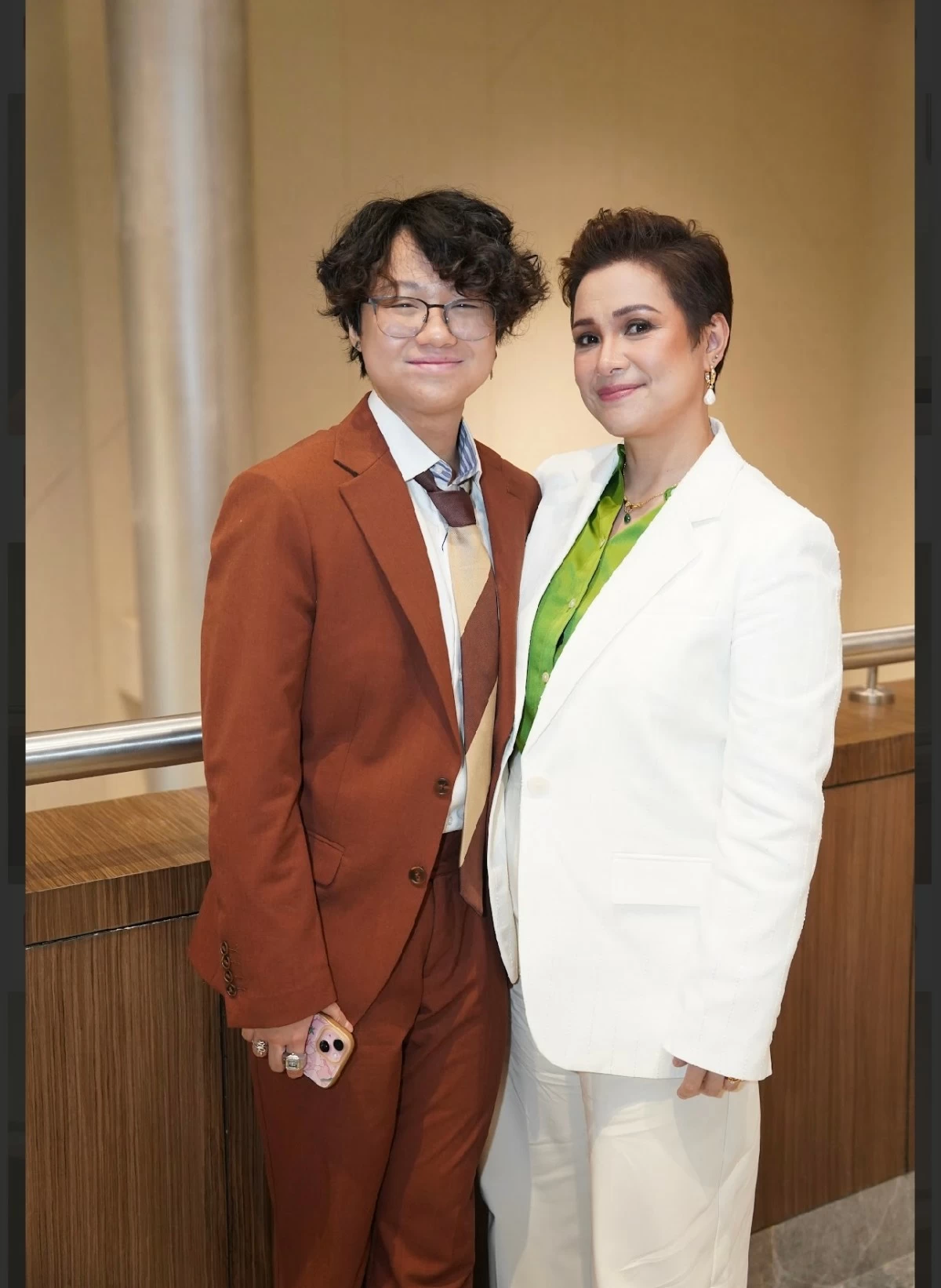 Nic Chien and Lea Salonga
