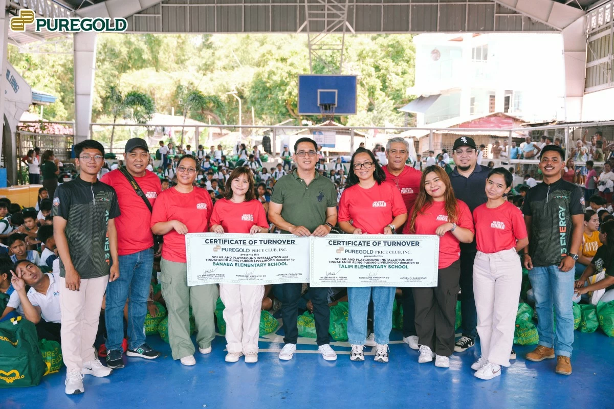 Puregold extended assistance to the students of Talim Island, an island in the middle of Laguna de Bay under the municipality of Binangonan, Rizal.