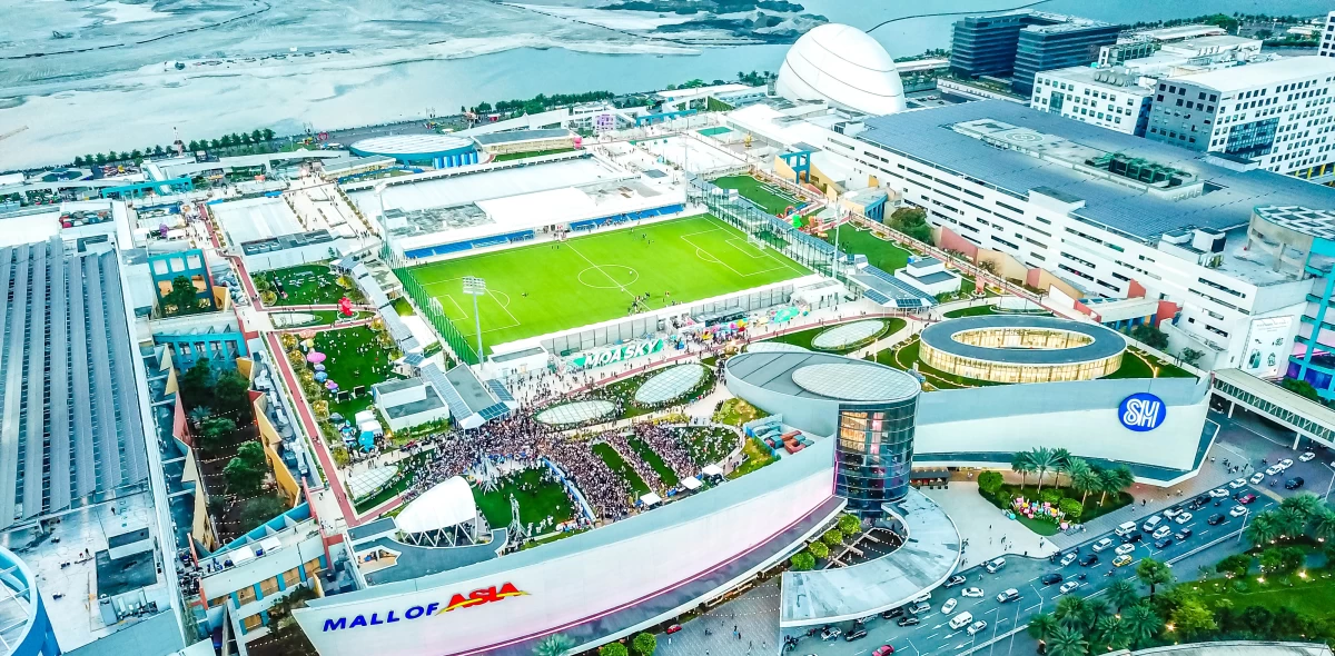The future of malling, elevated. SM Mall of Asia Sky, the country's largest rooftop lifestyle park, redefines retail and recreation with green spaces, sports zones, and world-class entertainment—all with a stunning view of Manila Bay.