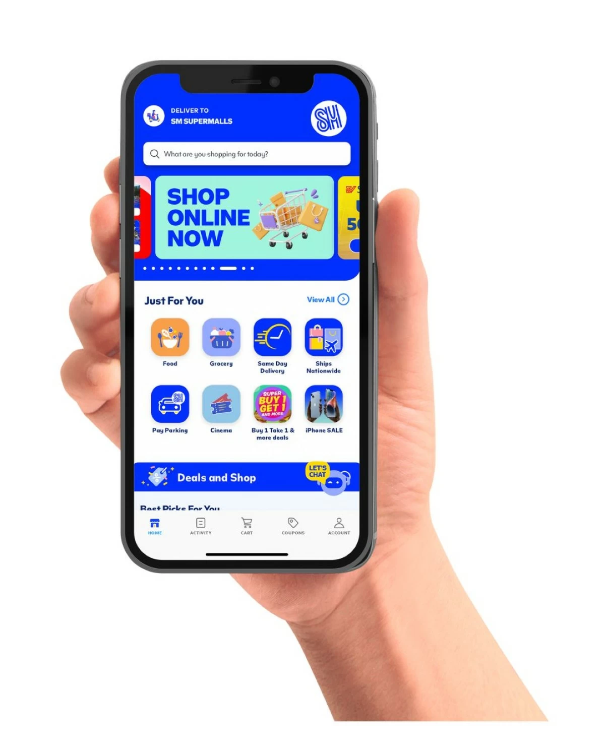 Shop anytime, anywhere. The SM Malls Online app brings your favorite brands and essentials right to your fingertips.