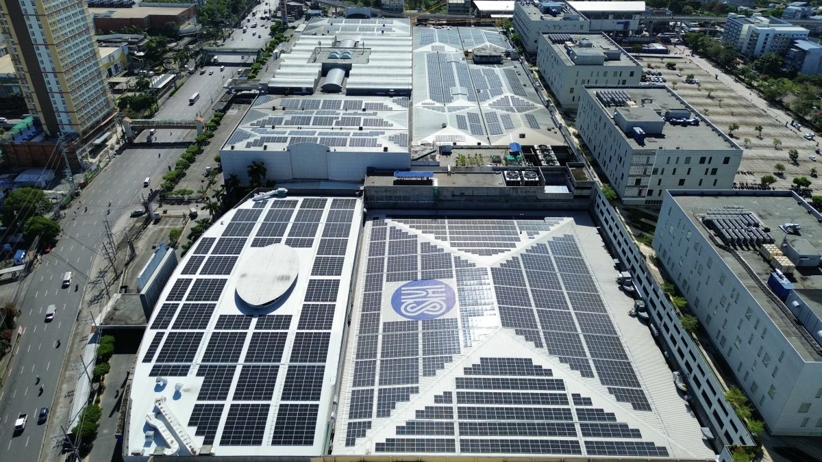 SM City Fairview’s rooftop solar photovoltaic system