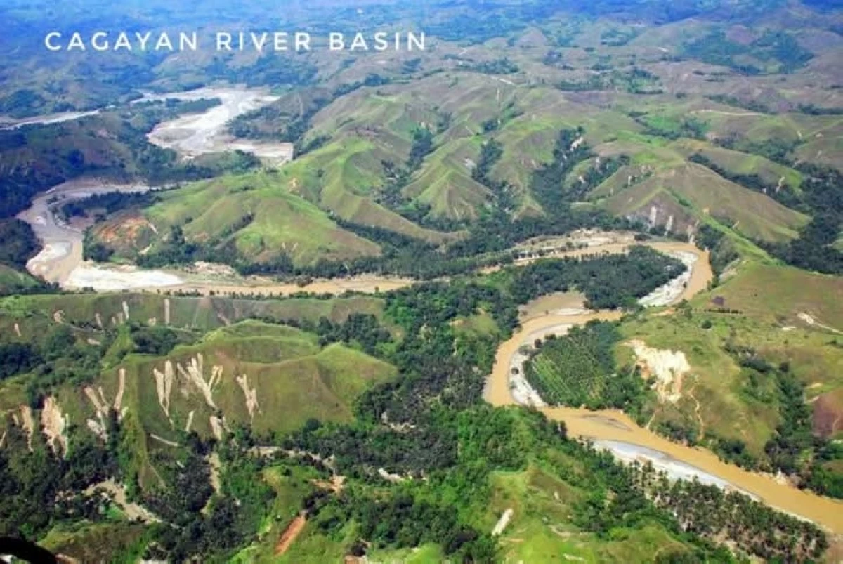 Aerial view of the Cagayan River Basin, one of the country’s largest and most flood-prone river systems. The Department of Public Works and Highways (DPWH), in partnership with the Japan International Cooperation Agency (JICA), has crafted a long-term master plan proposing the construction of five flood-control dams and three cut-off channels to boost disaster resilience and protect agricultural and economic assets in Region II. (Photo courtesy of DPWH)