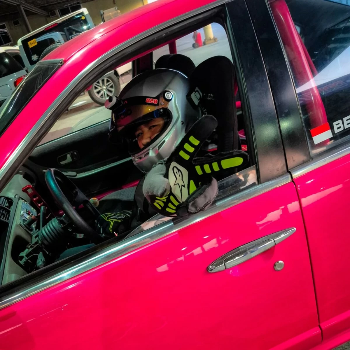 Bella Cañete is making waves -- and burning rubber -- in the car drifting scene. (Bella Cañete Facebook)