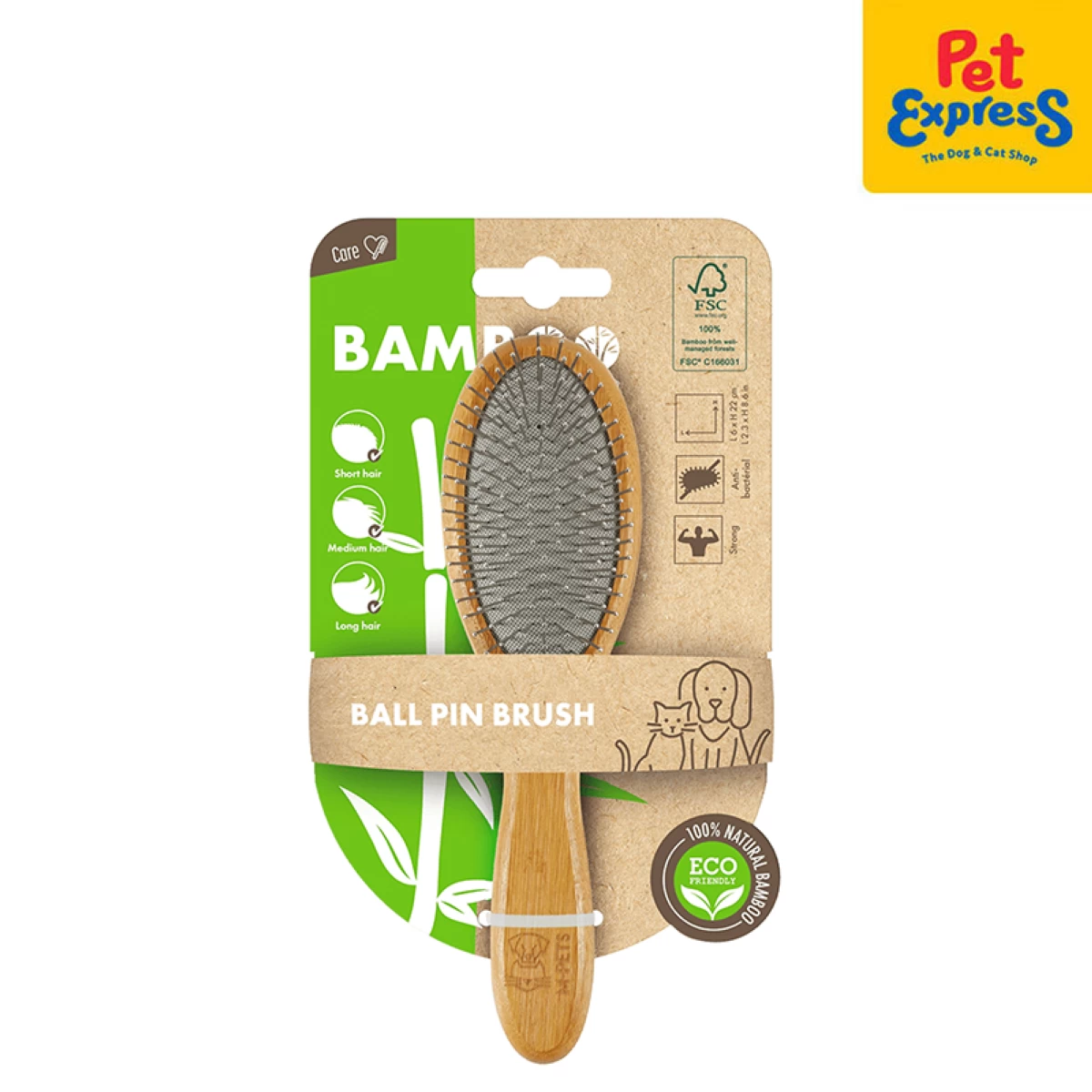 Bamboo Ball Pin Brush