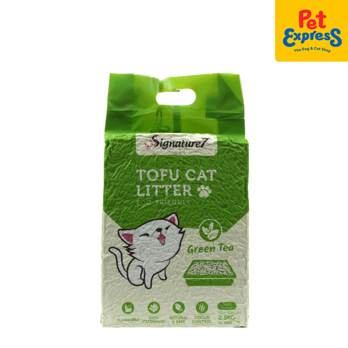 Signature 7 Tofu Green Tea Cat Litter
