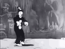 JAZZY MOVES Koko the Clown's dancing scene in 'Snow-White'