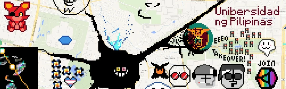 ENTER THE VOID A void-like creature appears to be overtaking some spots of the University of the Philippines Diliman