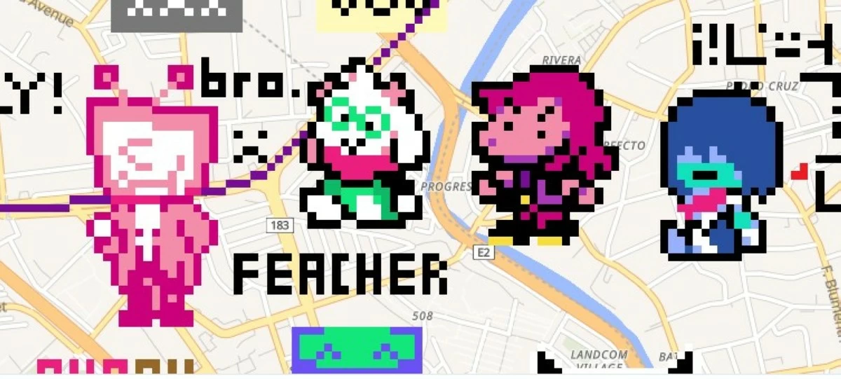 ALL FUN AND GAMES Sprite artworks of characters from 'Deltarune'