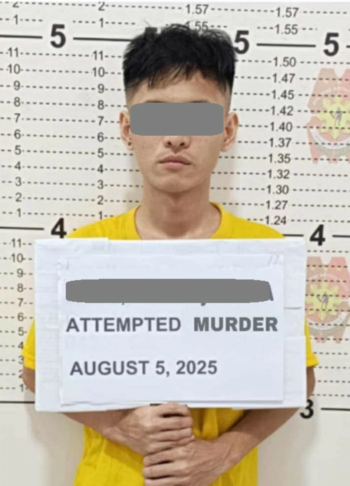 Mug shot of the suspect. (Quezon City Police District PIO)