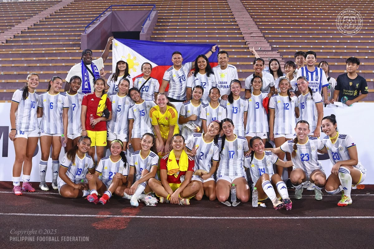 The Philippine women's football team tries to keep its momentum when it goes up against Australia. (Philippine Football Federation)