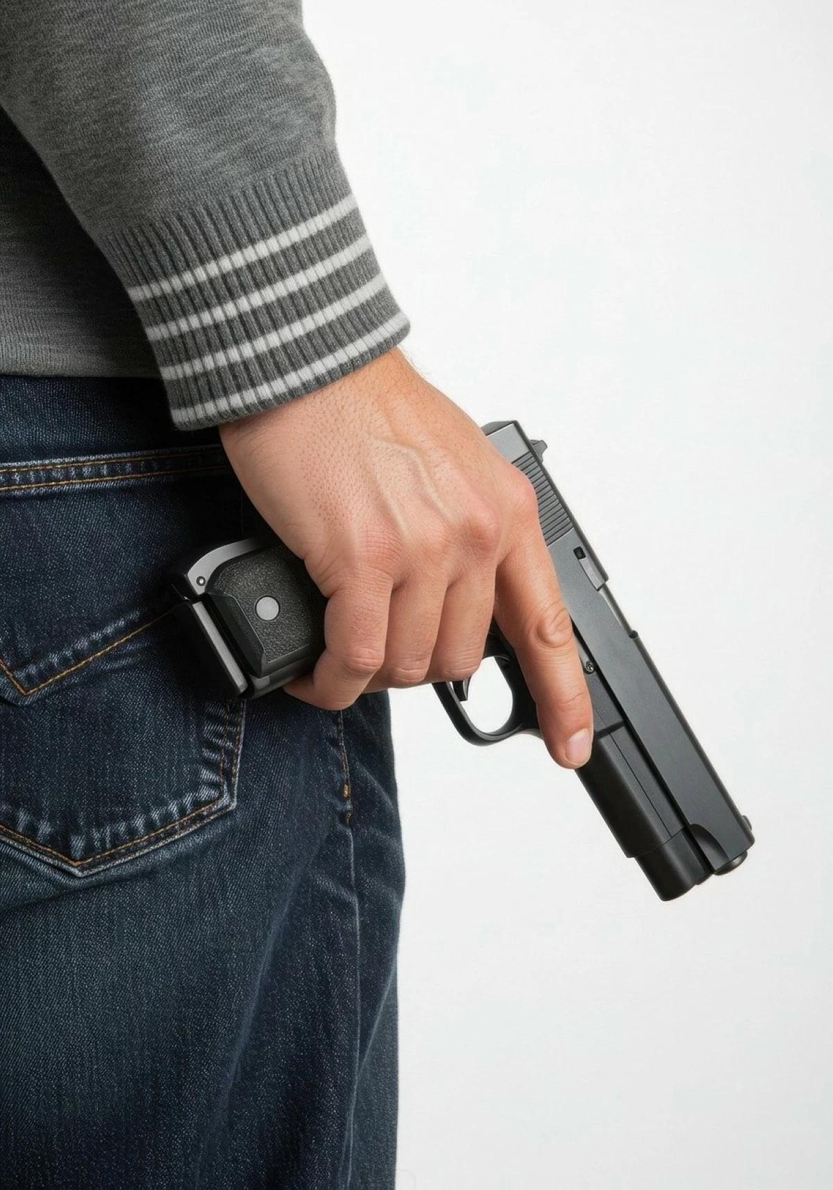 ai generated, gun, pistol, handgun, shooting, hand