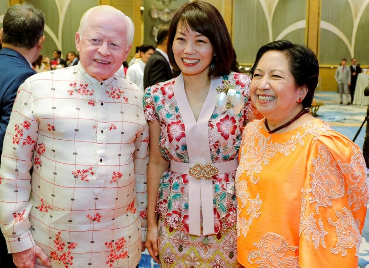 Ambassador Constance See  with Banker and former Philippines Ambassador to the United States Jose Cuisia Jr. and spouse Maria Victoria Jose Cuisia


