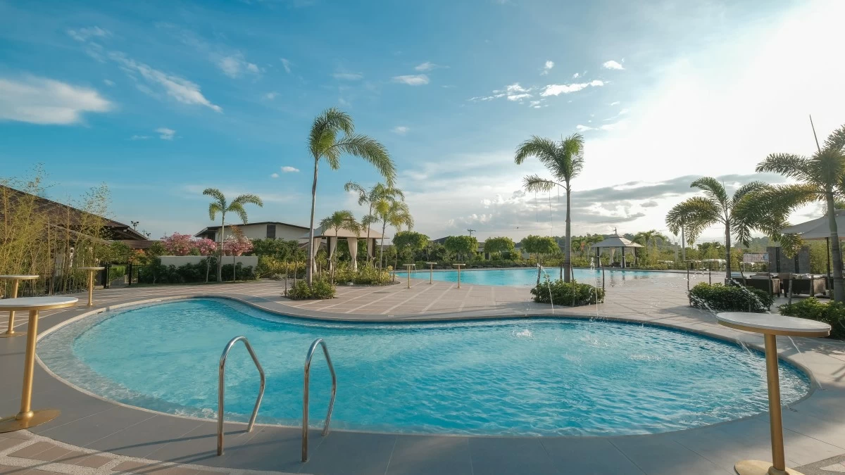 Cool off and unwind at The Club’s pool amenities