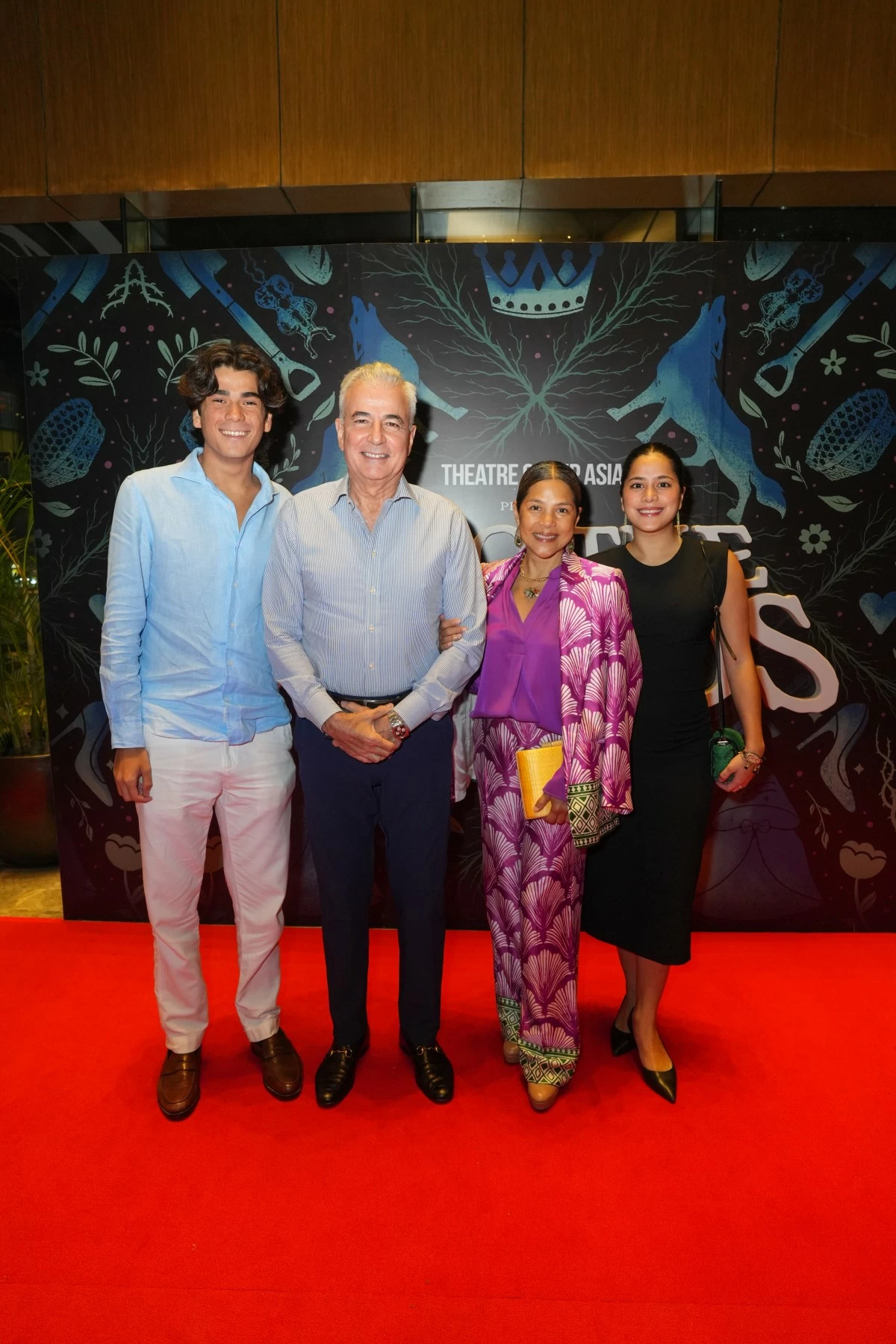 Fernando and Kit Zobel de Ayala with their son Alvaro and daughter Sylvia