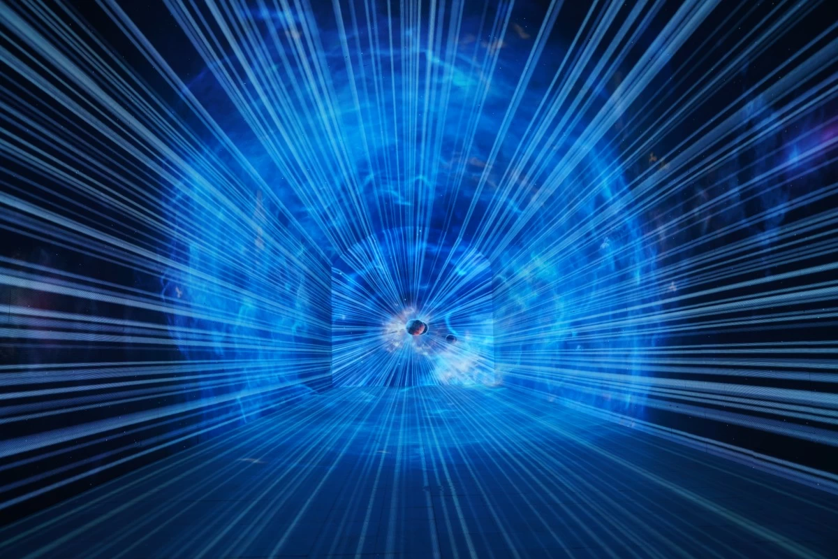 Space and Time Tunnel Space Leap