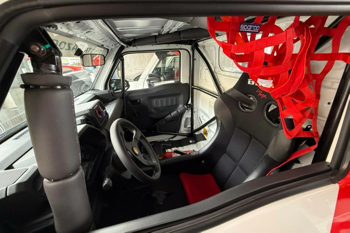 Interior of the Toyota Tamaraw one-make race car