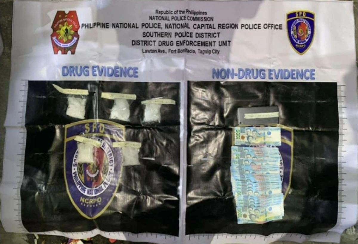 The shabu seized by the police in Taguig (Photo from SPD)