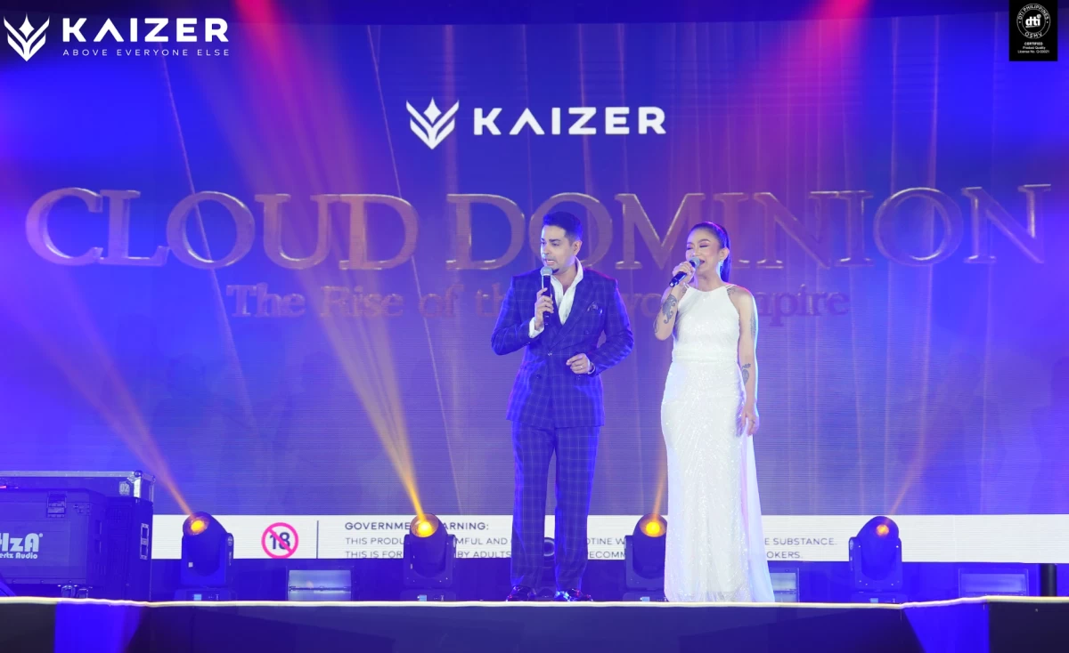 Showbiz personalities Sam Y.G. and Tuesday Vargas host the event