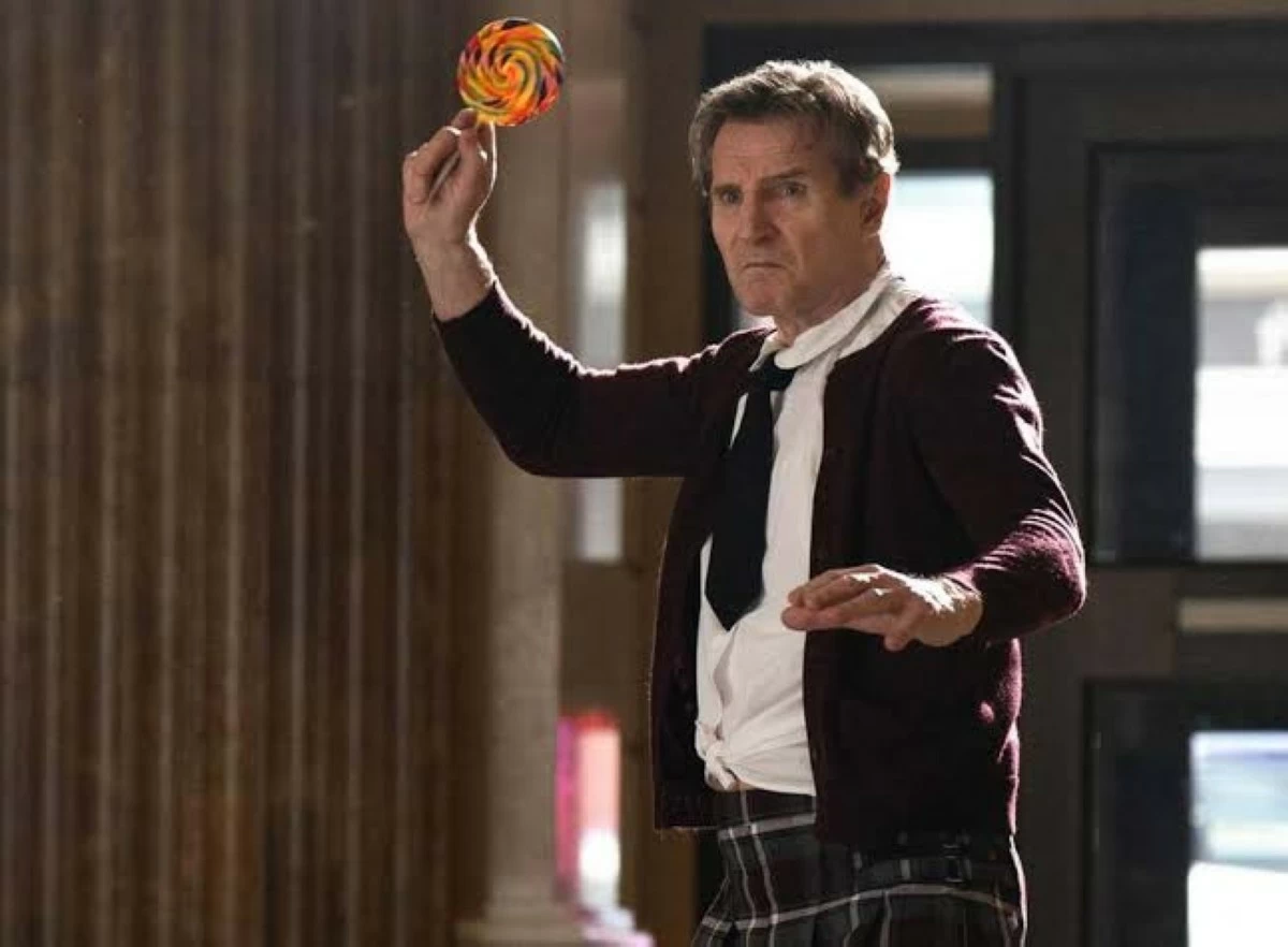 Liam Neeson in 'The Naked Gun'