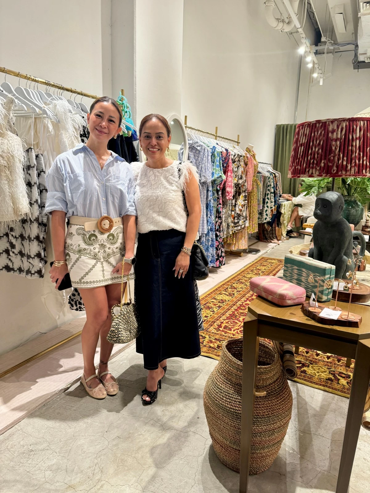 Tin Coquiero, vice president for Retail Development of Rockwell Land Corp, and Azucar founder Arleen Sipat-Sutton