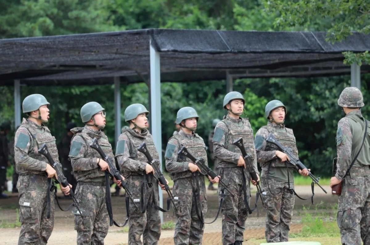 Soldiers undergoing training (Photo from KATC)