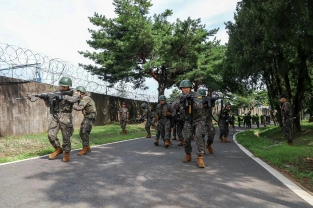 Soldiers undergoing training (Photo from KATC)