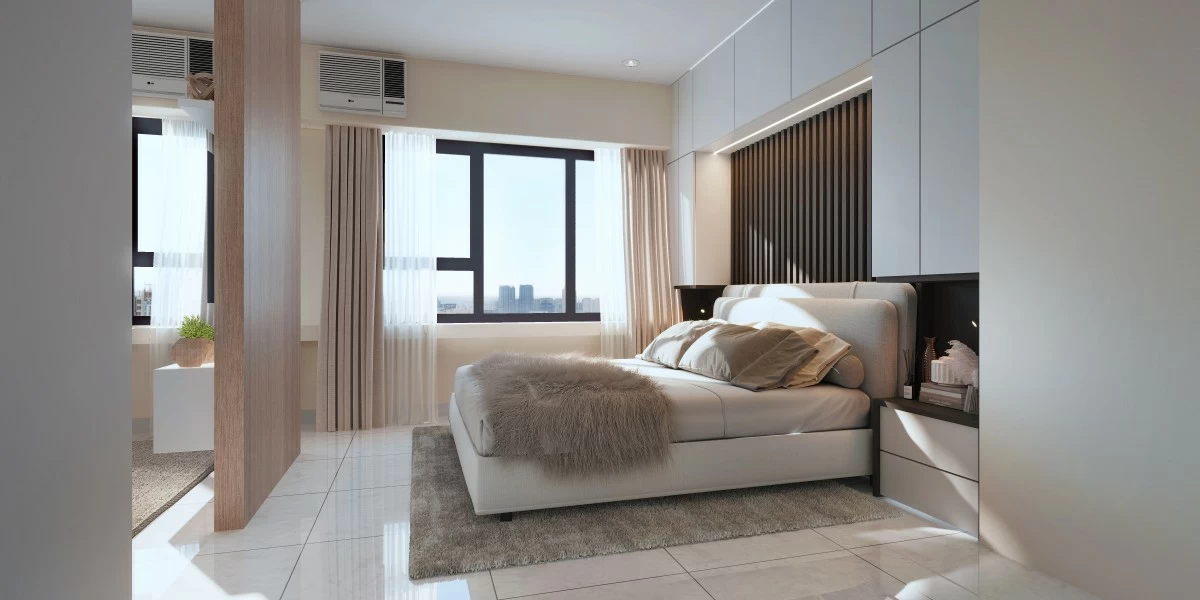 One Bedroom Flex Unit at The Levels Catalina tower (Artist's perspective)