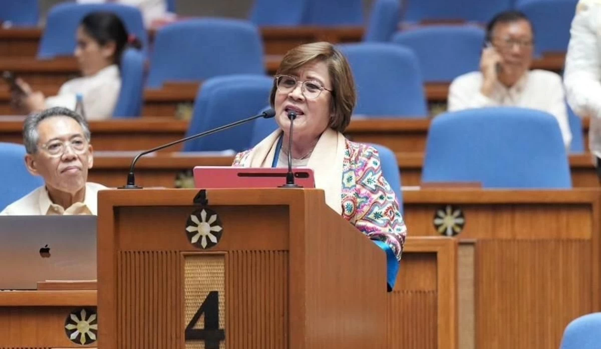 Mamamayang Liberal (ML) Party-list Rep. Leila de Lima (photo from Rep. Leila de Lima&#039;s Facebook account)