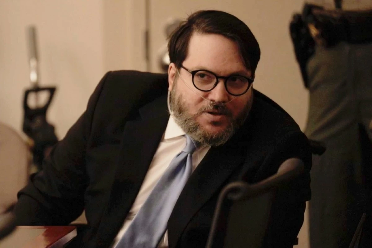 In this image made from pool video footage, Nicholas Rossi accused of faking his death and fleeing to Europe to avoid rape charges, appears at a jury trial in Salt Lake City, Monday, Aug. 11, 2025. (Firecrest Films via AP, Pool)