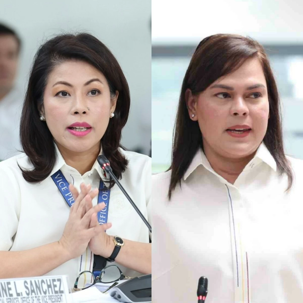 Lawyer Zuleika Lopez (left), Vice President Sara Duterte (PPAB)