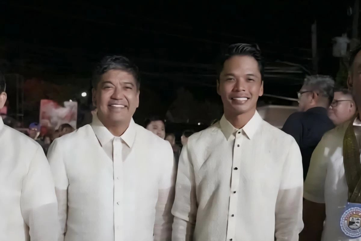 Camarines Sur Governor LRay Villafuerte (left), Camarines Sur 5th district Rep. Miguel Luis “Migz” Villafuerte (Facebook)