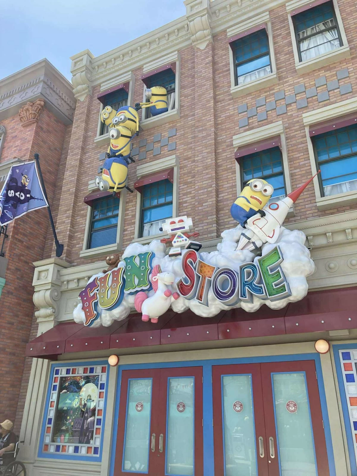 CHAOS ENSUES Minions can be seen throughout the park's attractions causing chaos