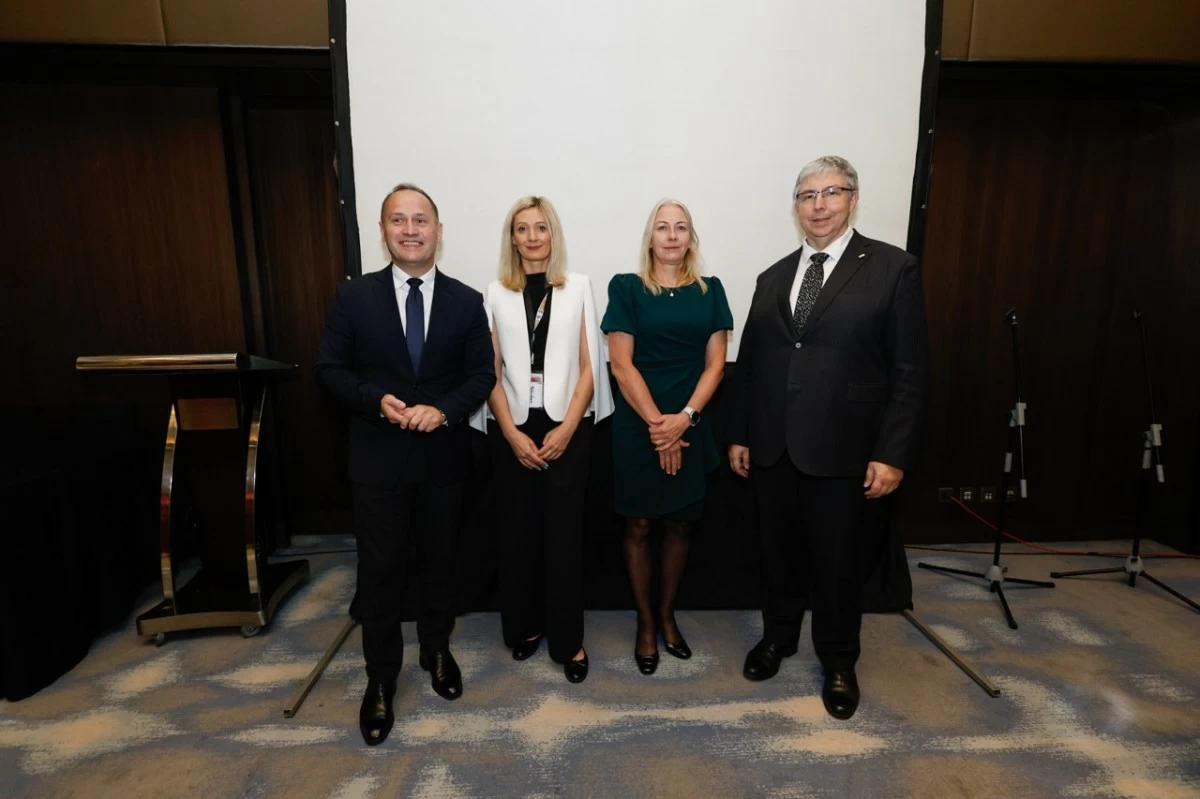 Leaders from the European poultry sector share insights at the Manila launch of “European Poultry – From Our Farms to Your Table.” From left are Dariusz Goszczyński, president of the board of the National Poultry Council – Chamber of Commerce; Kamila Cicherska-Borońska, lead of the export department and certification expert; Anna Krzak-Danel, chargé d’affaires of the Republic of Poland in the Philippines; and Bartłomiej Wasiewski, head of the foreign trade office of the Polish Investment and Trade Agency.