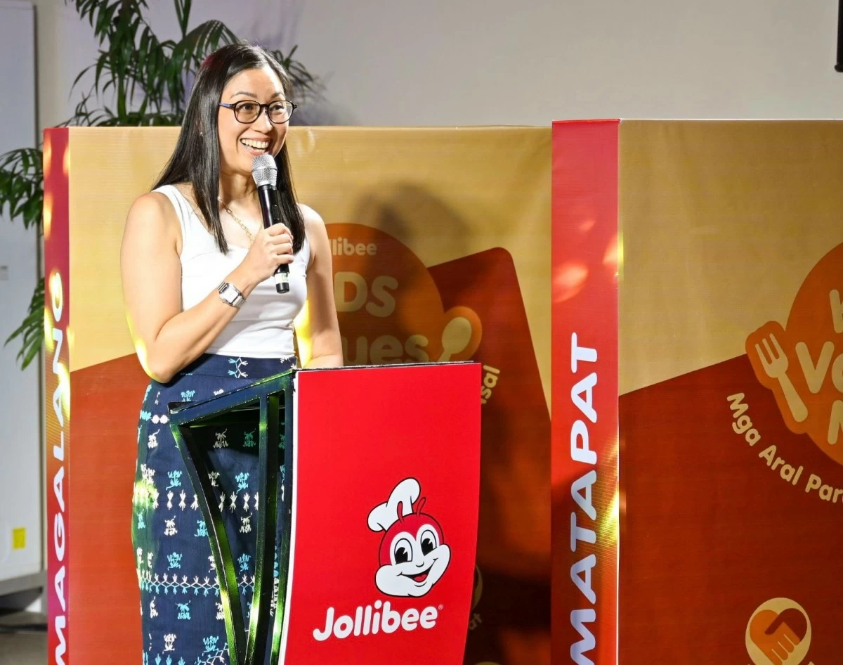 Adarna House vice president for product development Ani Almario regards the partnership with Jollibee and DepEd as an 'alignment of values.'
