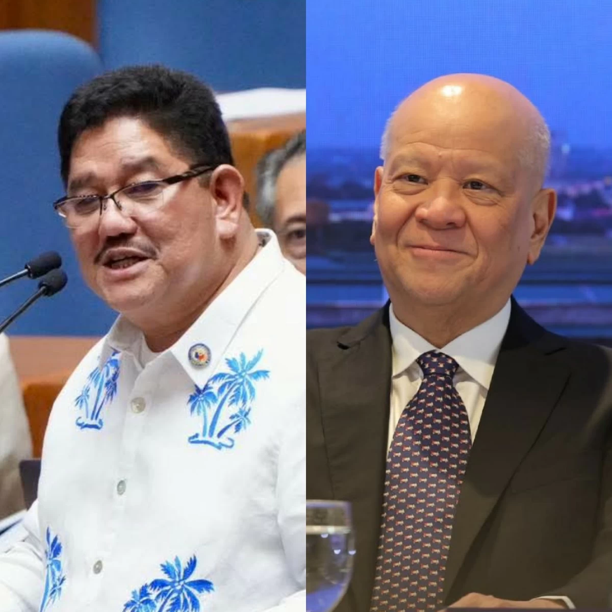4Ps Party-list Rep. Marcelino "Nonoy" Libanan (left), San Miguel Corp. (SMC) President Ramon Ang (Facebook)