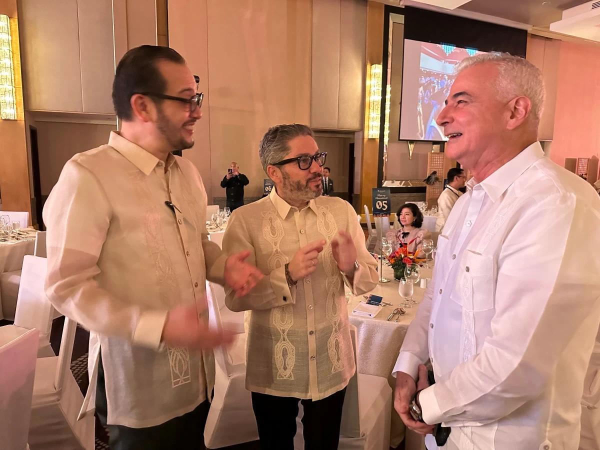 Paolo Borromeo, Paco Romero Milan, and Fernando Zobel de Ayala
