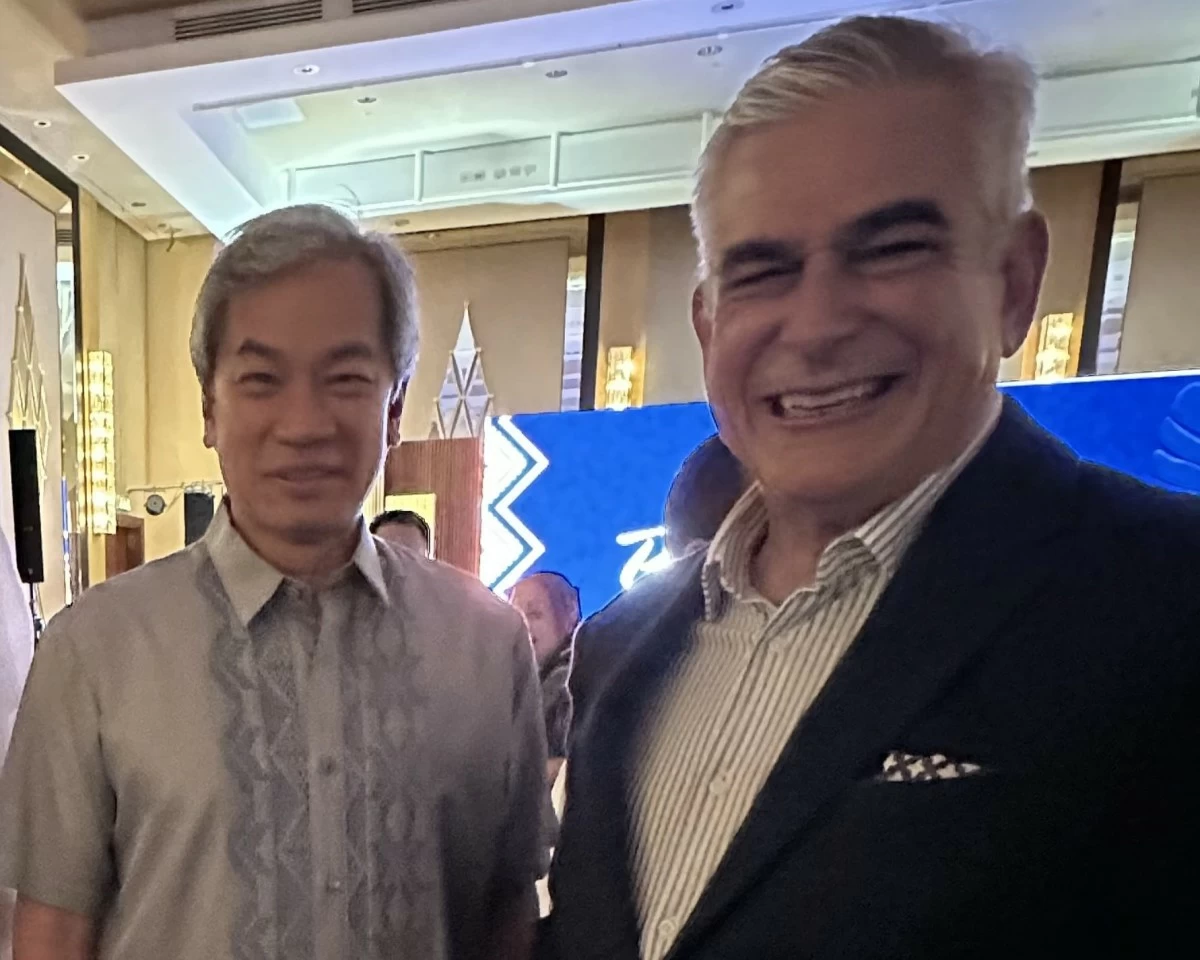 Dr. Gap Legaspi and Jaime Zobel de Ayala