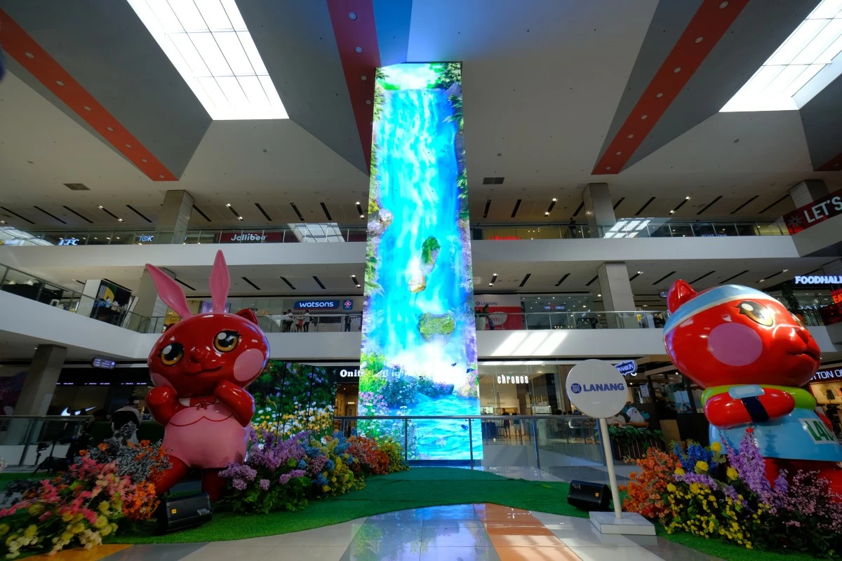 SM Lanang unveils the 17-meter high 