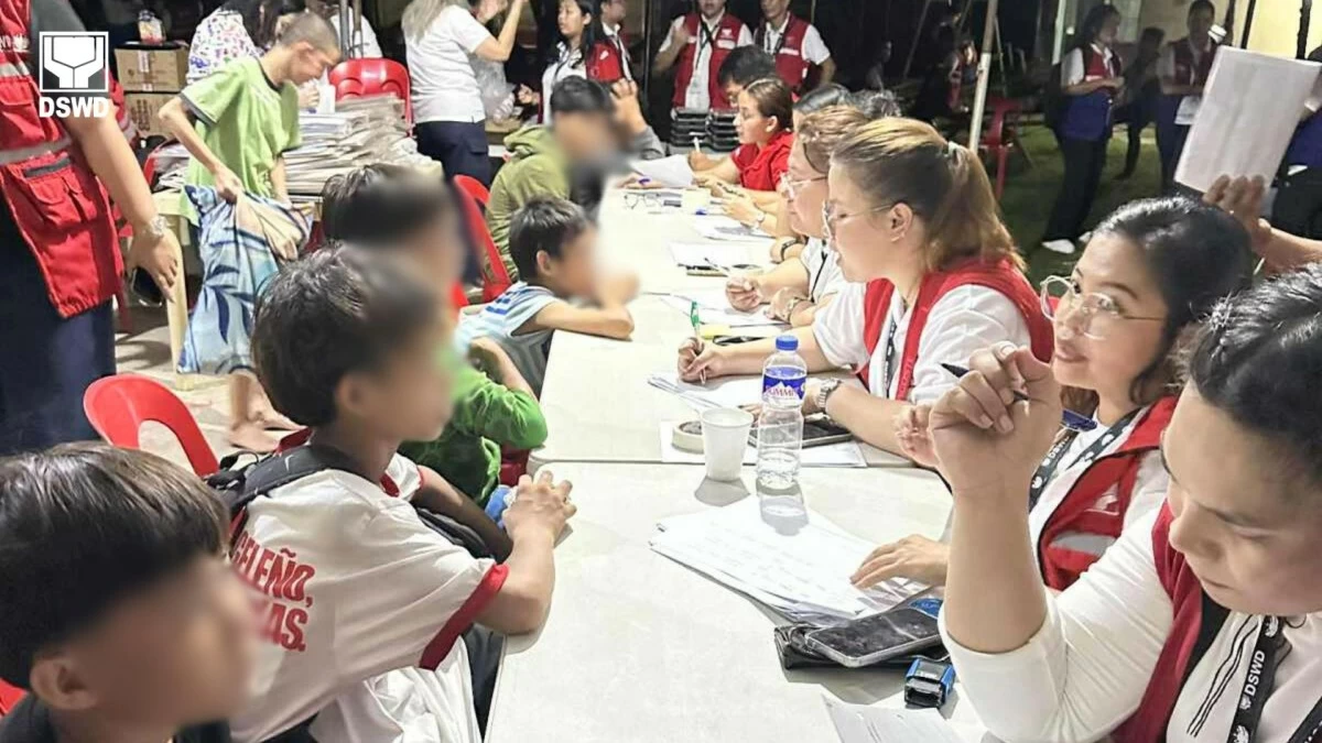About 160 children rescued from the New Life Baptist Church of Mexico, Pampanga Inc. are undergoing assessment by social workers from the Department of Social Welfare and Development-Field Office 3 (DSWD-Central Luzon) after some reported experiencing physical, verbal, and psychological abuse. Following the assessment, DSWD will provide appropriate interventions such as psychosocial support and protective services to help the children heal from their trauma and ensure their safety. (DSWD Photo)