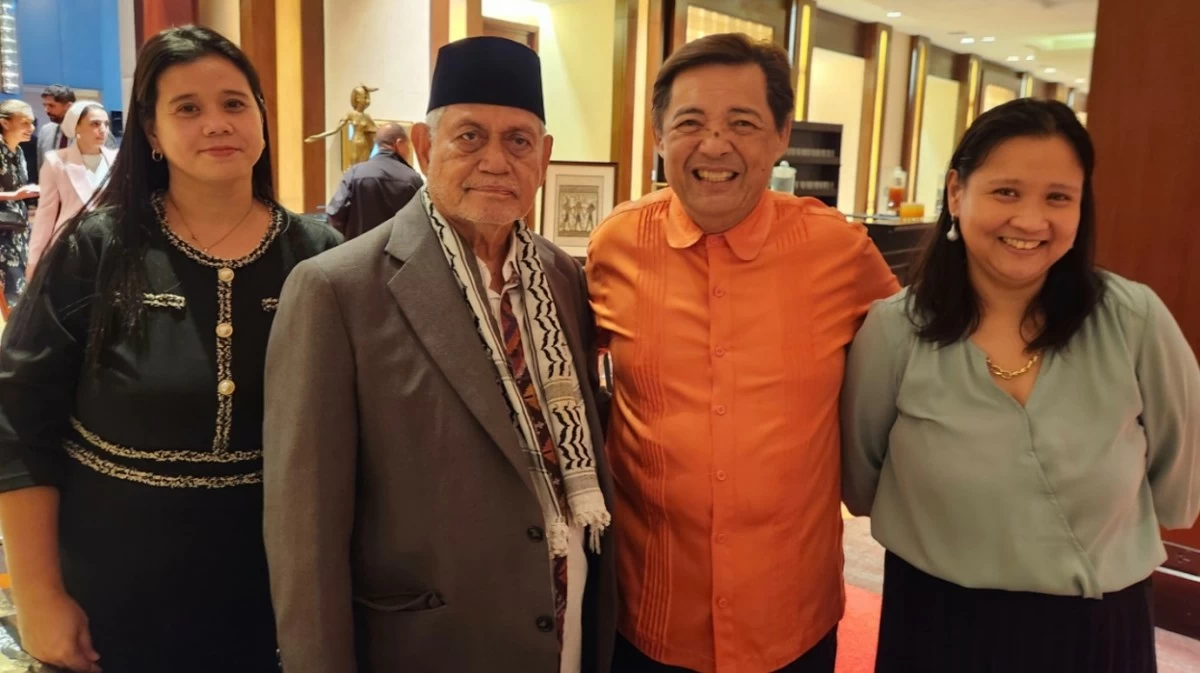 Egypt Embassy  Secretary Marian lanuza, Presidential Adviser on Muslim Affairs, Hon. Almarim Tillah, Manila Bulletin’s Barbie Atienza and Egypt Embassy  Secretary Donna Reyes

