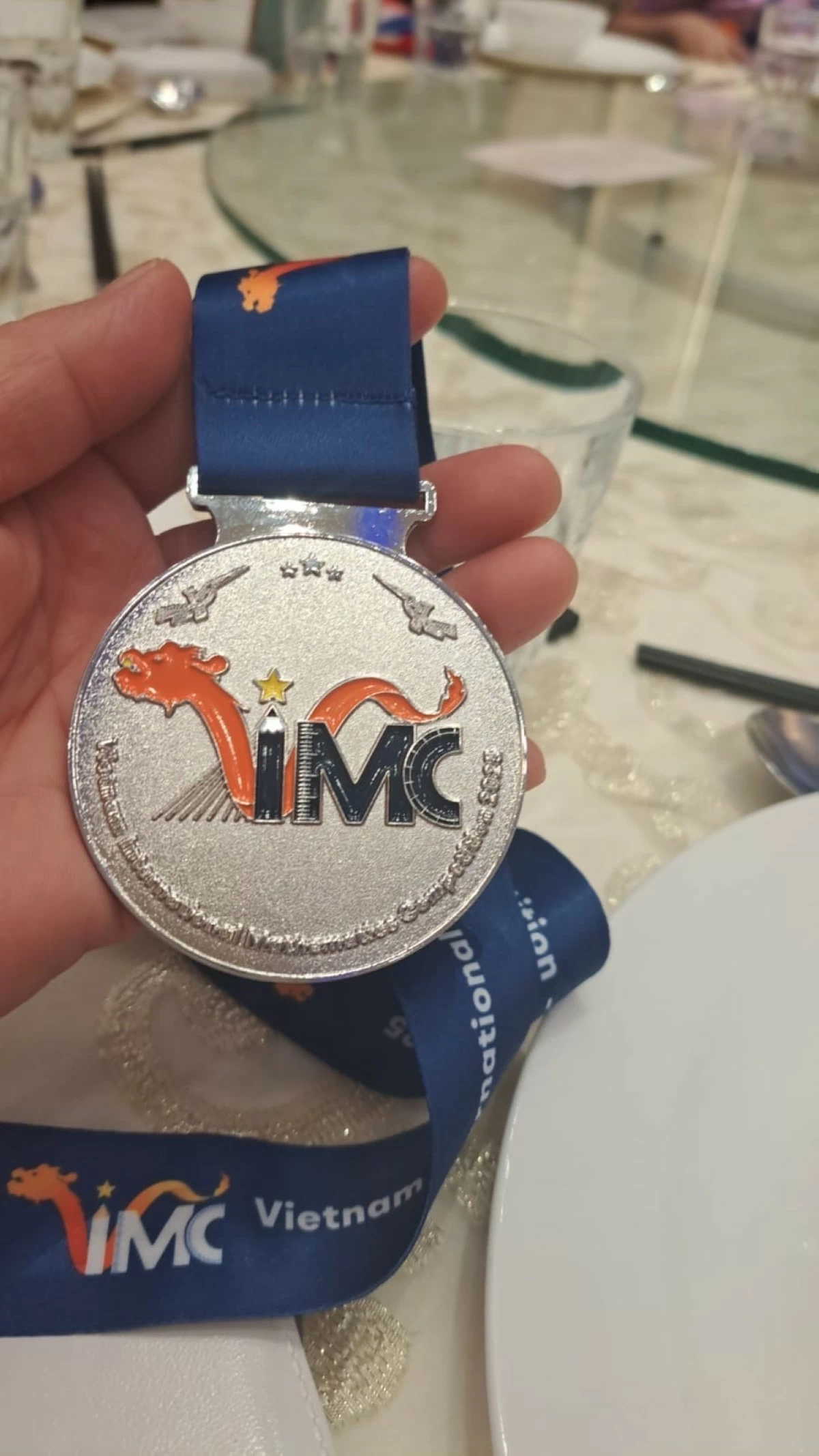 One of the medals won by the Philippine team