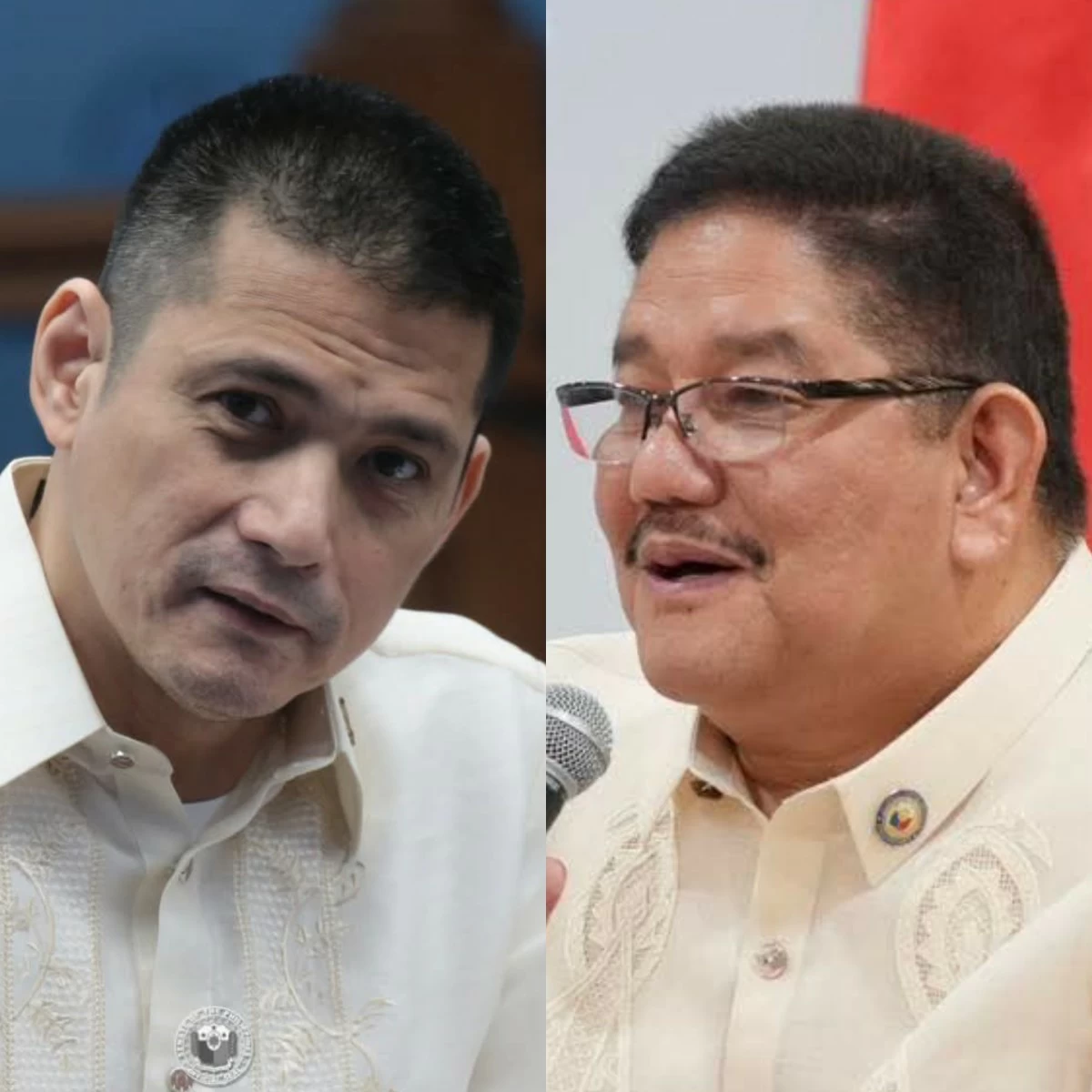Senator Robinhood "Robin" Padilla (left), 4Ps Party-list Rep. Marcelino "Nonoy" Libanan (Facebook)
