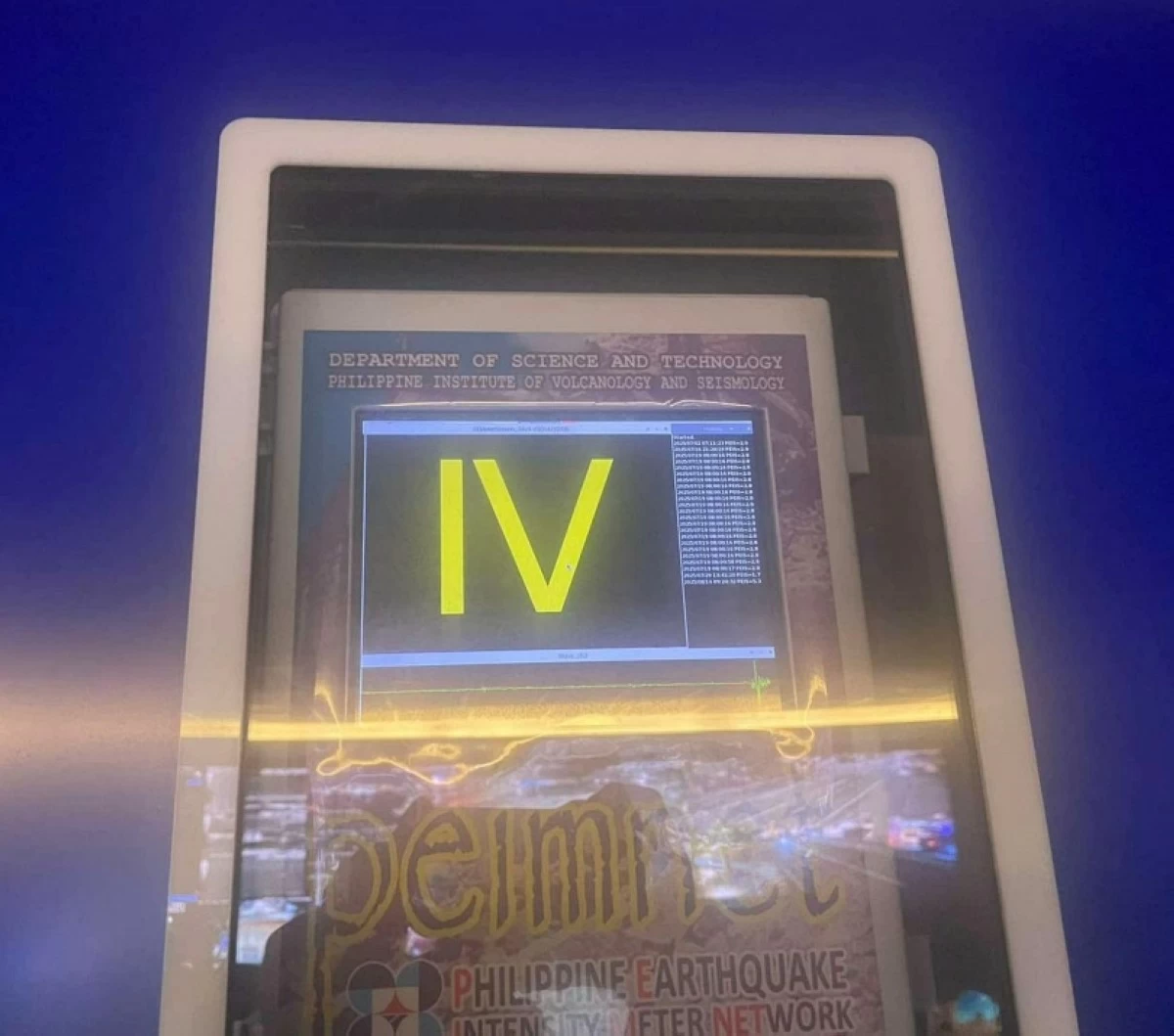 A Philippine Earthquake Intensity Meter Network (Peimnet) in Muntinlupa records intensity IV earthquake (Photo from the the Muntinlupa City Department of Disaster Resilience and Management) 