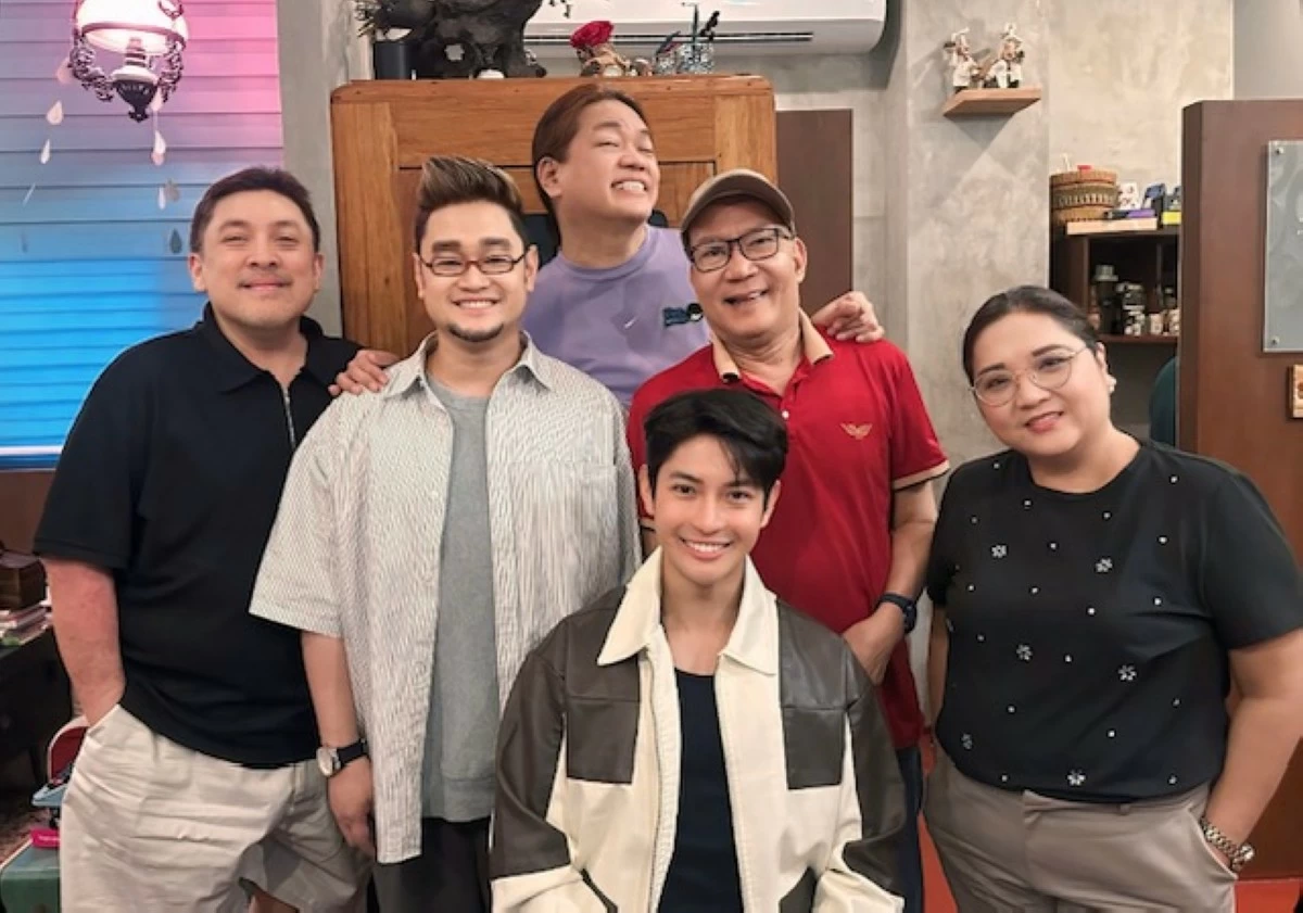 Jake Villamor, Fu, Paolo Bustamante, and media friends
