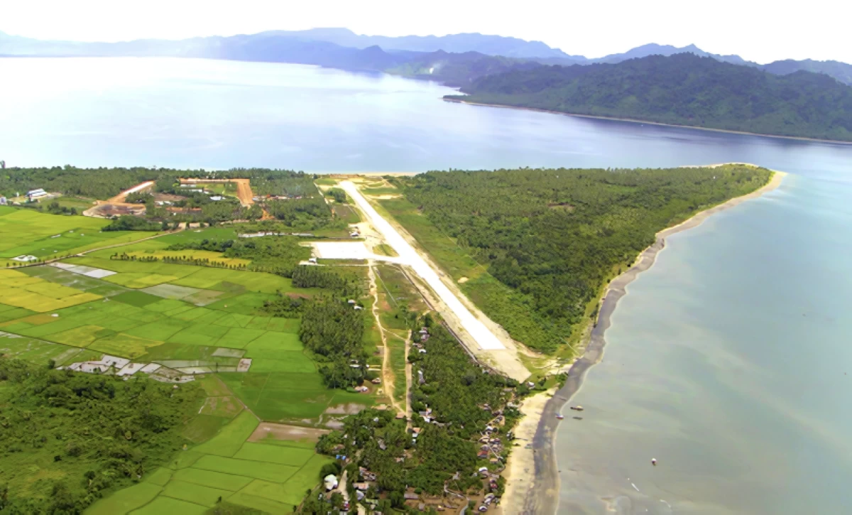 The existing airstrip in APECO which is set to be developed into a commercial airport (APECO website)