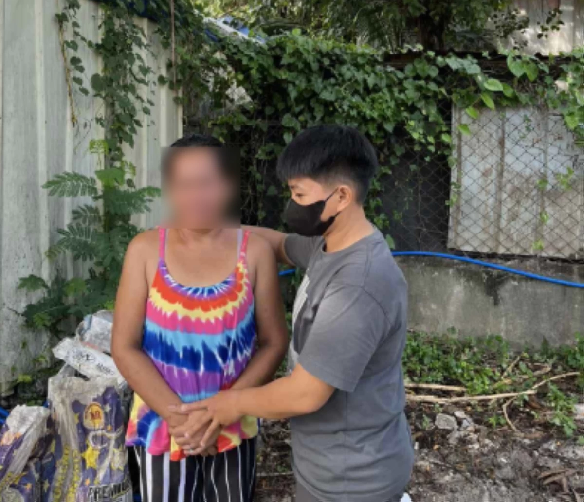 The arrested suspect in robbing Comelec chair George Garcia (Photo from Pasay City Police)  